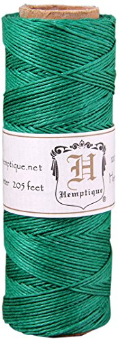 Hemptique Hanfschnur Spule grÃÂün, 10ÃÂàlb.